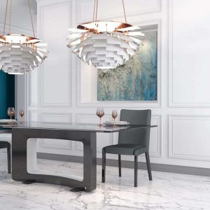 Τραπεζαρία Capri Glass 