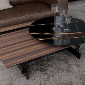 Τραπέζι σαλονιού Double metal 