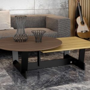 Τραπέζι σαλονιού Double wood 