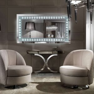 Καθρέφτης D140 με φωτισμό 